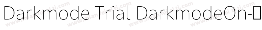 Darkmode Trial DarkmodeOn字体转换